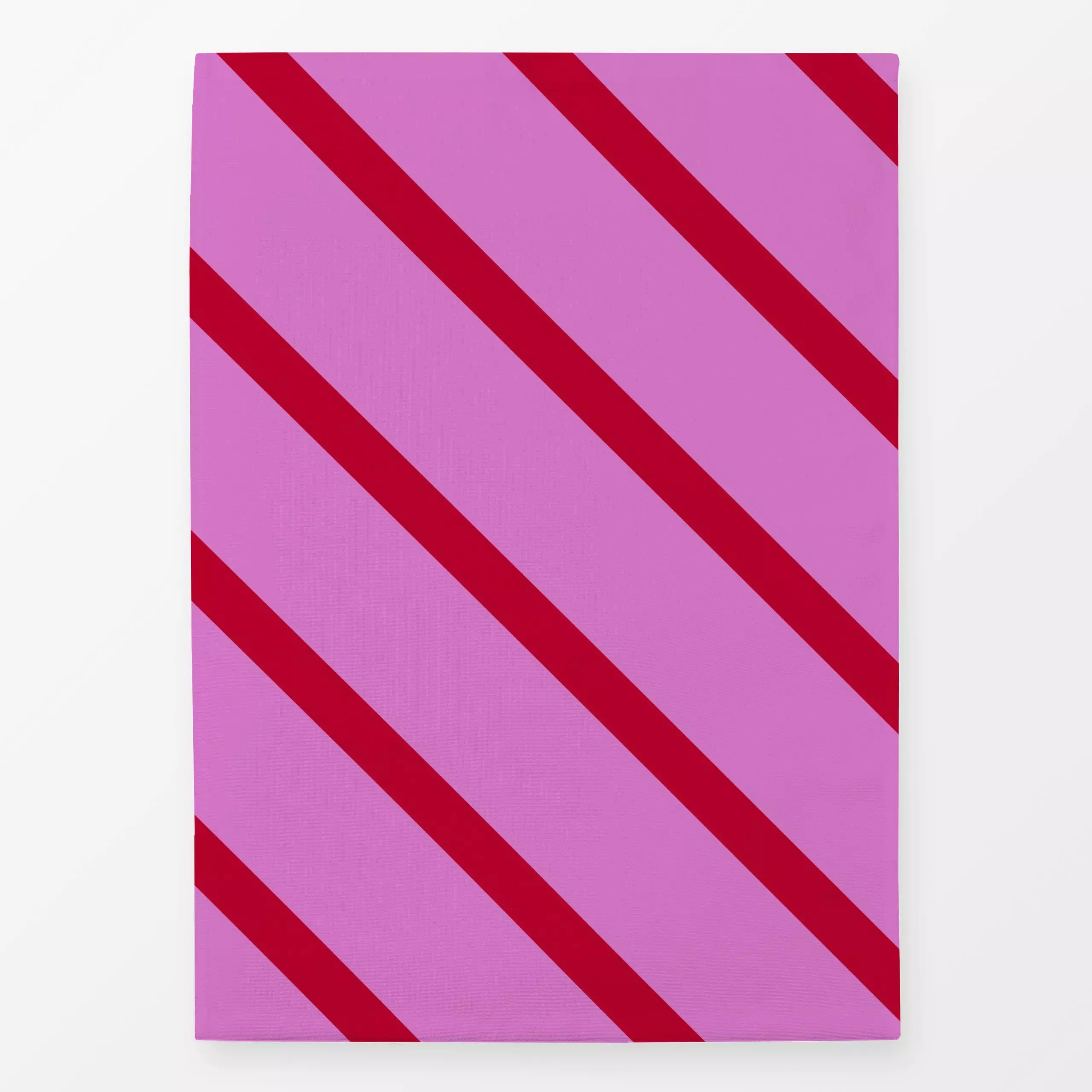 Geschirrtücher pink stripes diagonal - Liebe, Romantik & Pride, Symbole & Muster - von „Carolin Vonhoff"; Muster, Streifen, ...