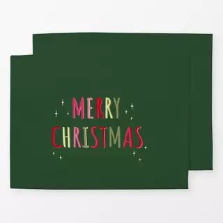 Tischset Merry Christmas