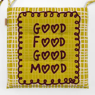 Sitzkissen Good-Food-Good-Mood