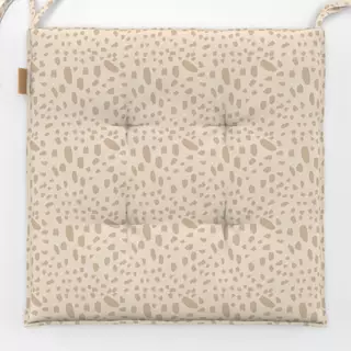 Sitzkissen Beige Dots