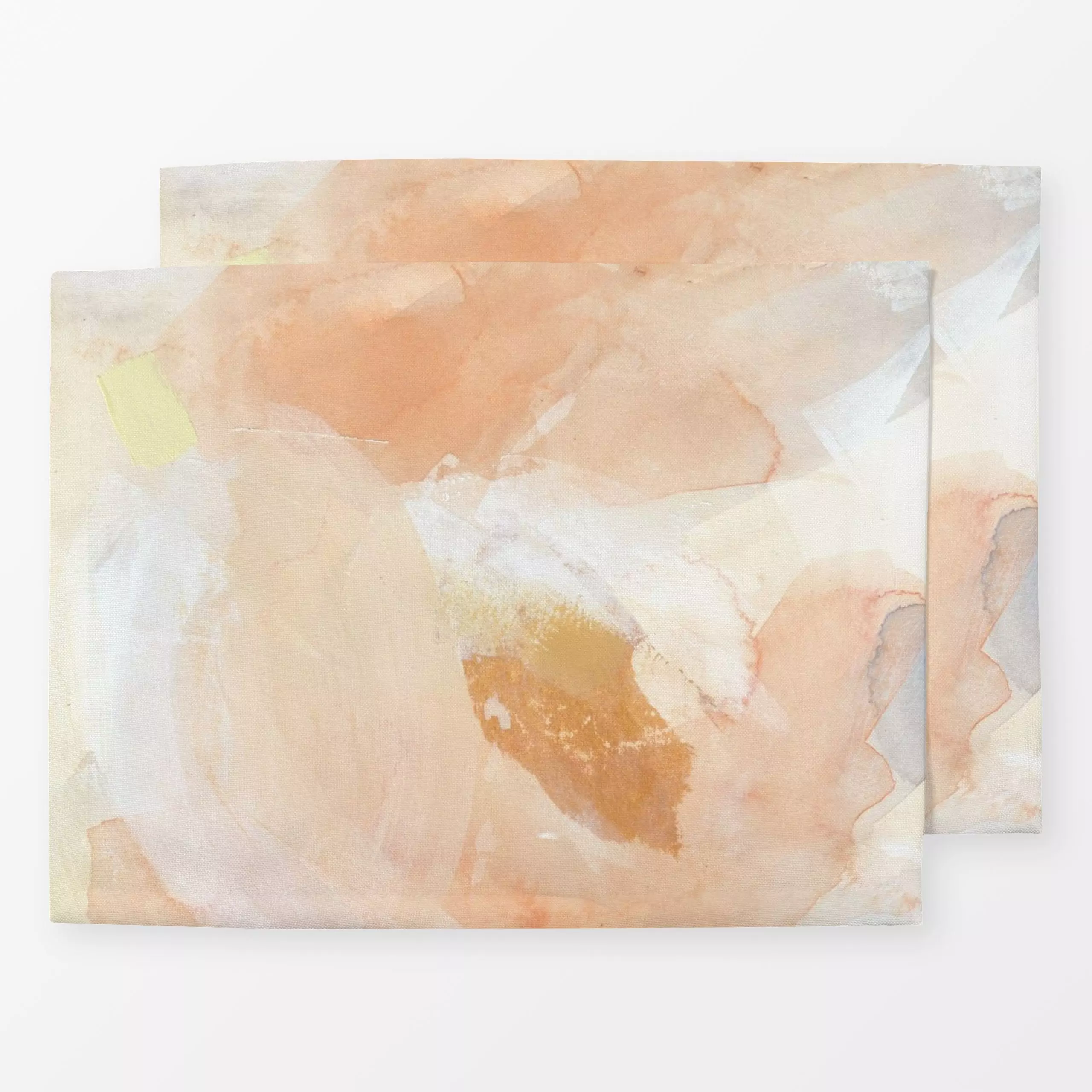 Tischset Brushstrokes pastel tones 1 - Symbole & Muster - von „Nouveau Prints"; Aquarell, Abstrakt, watercolour, Sommerlich,...