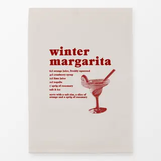 Geschirrtücher Cocktail Winter Margarita