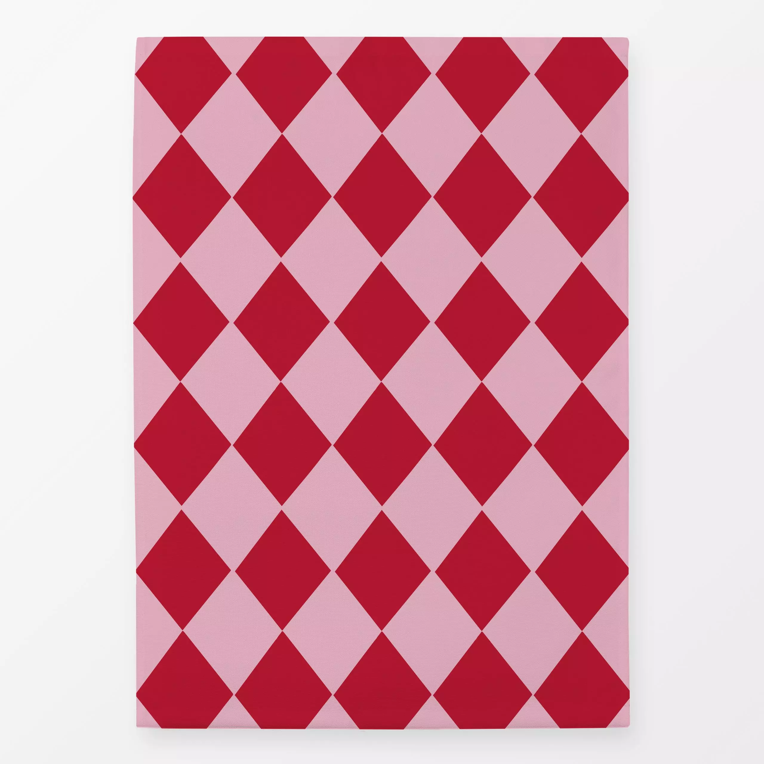 Geschirrtücher Rauten rosa rot - Weihnachten, Symbole & Muster, Anlässe - von „Iris Knabenschuh Textildesign"; Weihnachten, ...