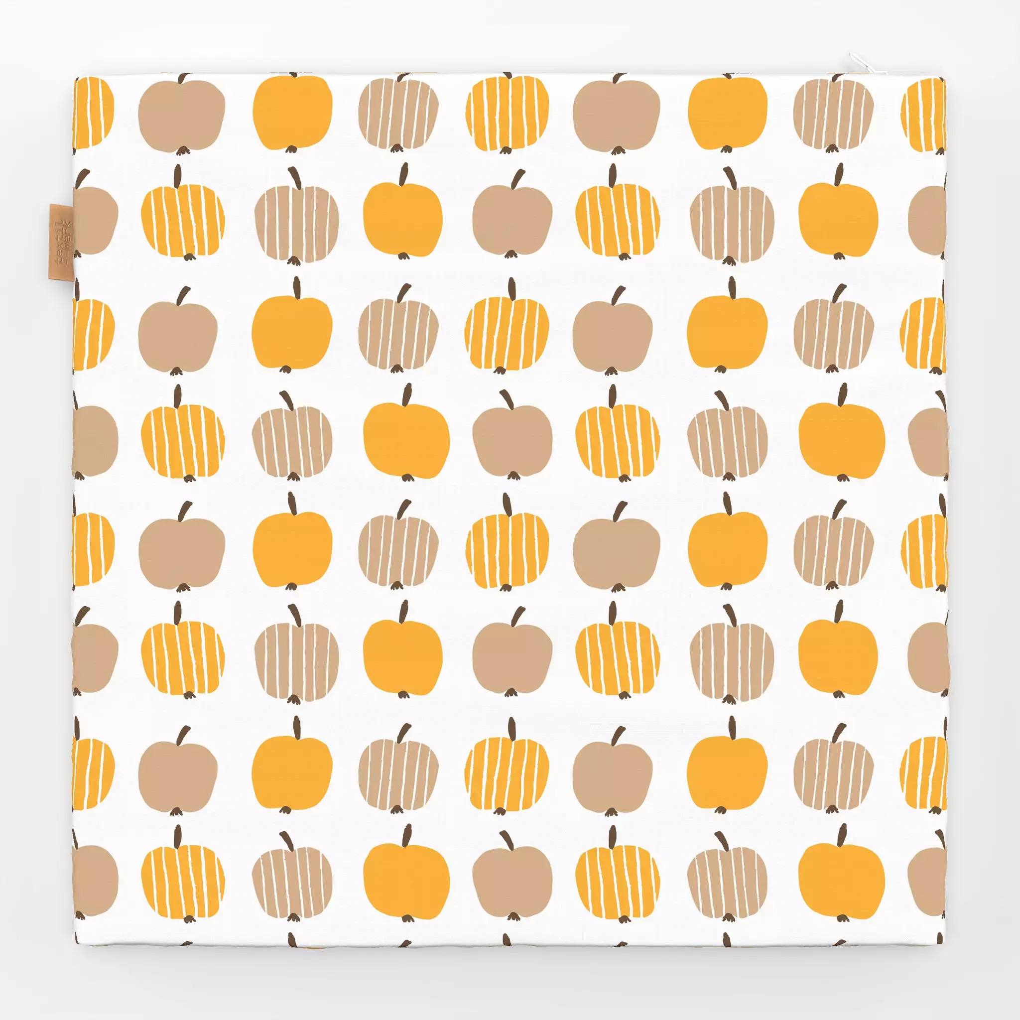 Sitzkissen Skandi Äpfel Gelb / Beige Skandi Äpfel Gelb / Beige