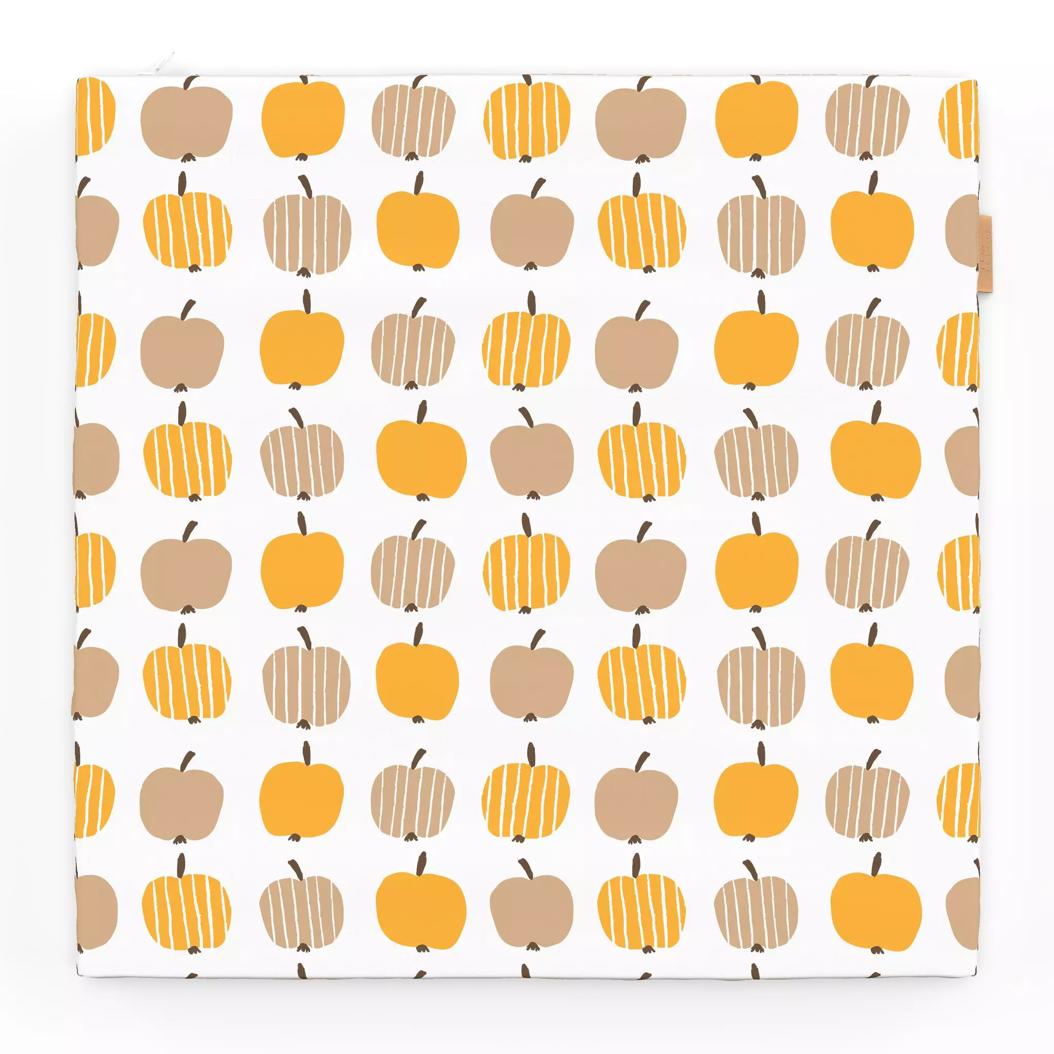 Sitzkissen Skandi Äpfel Gelb / Beige Skandi Äpfel Gelb / Beige