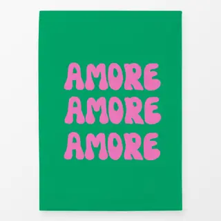 Geschirrtücher Amore Pink Grün