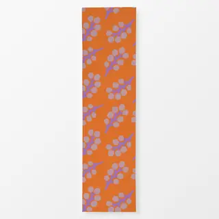 Tischläufer Frühling Zweige Muster orange