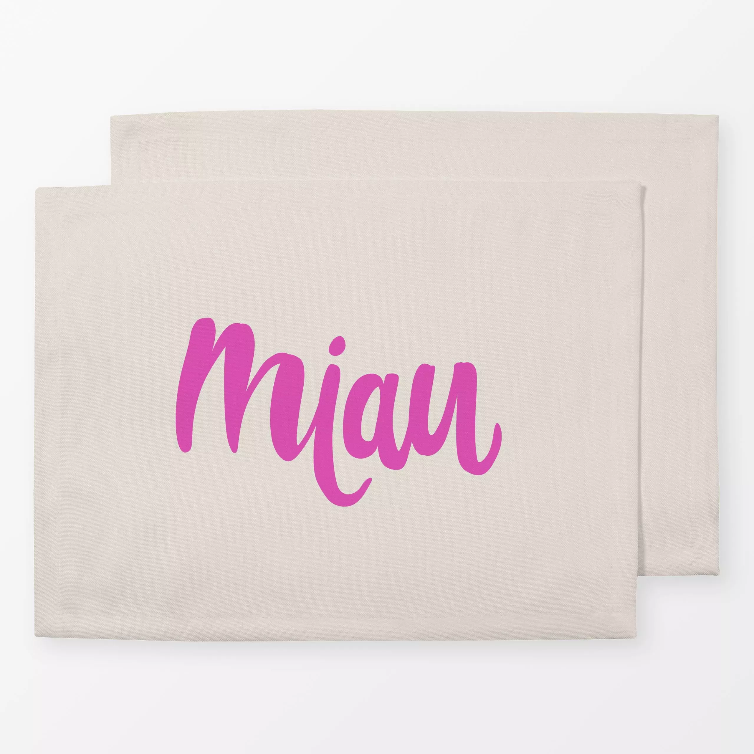 Tischset Miau Pink, Spruch, Tiere, von Studio Kesse