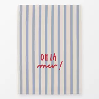 Geschirrtücher Oh la Mer blau