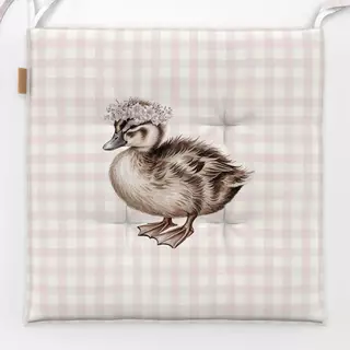 Sitzkissen Coquette Kleine Ente Gingham