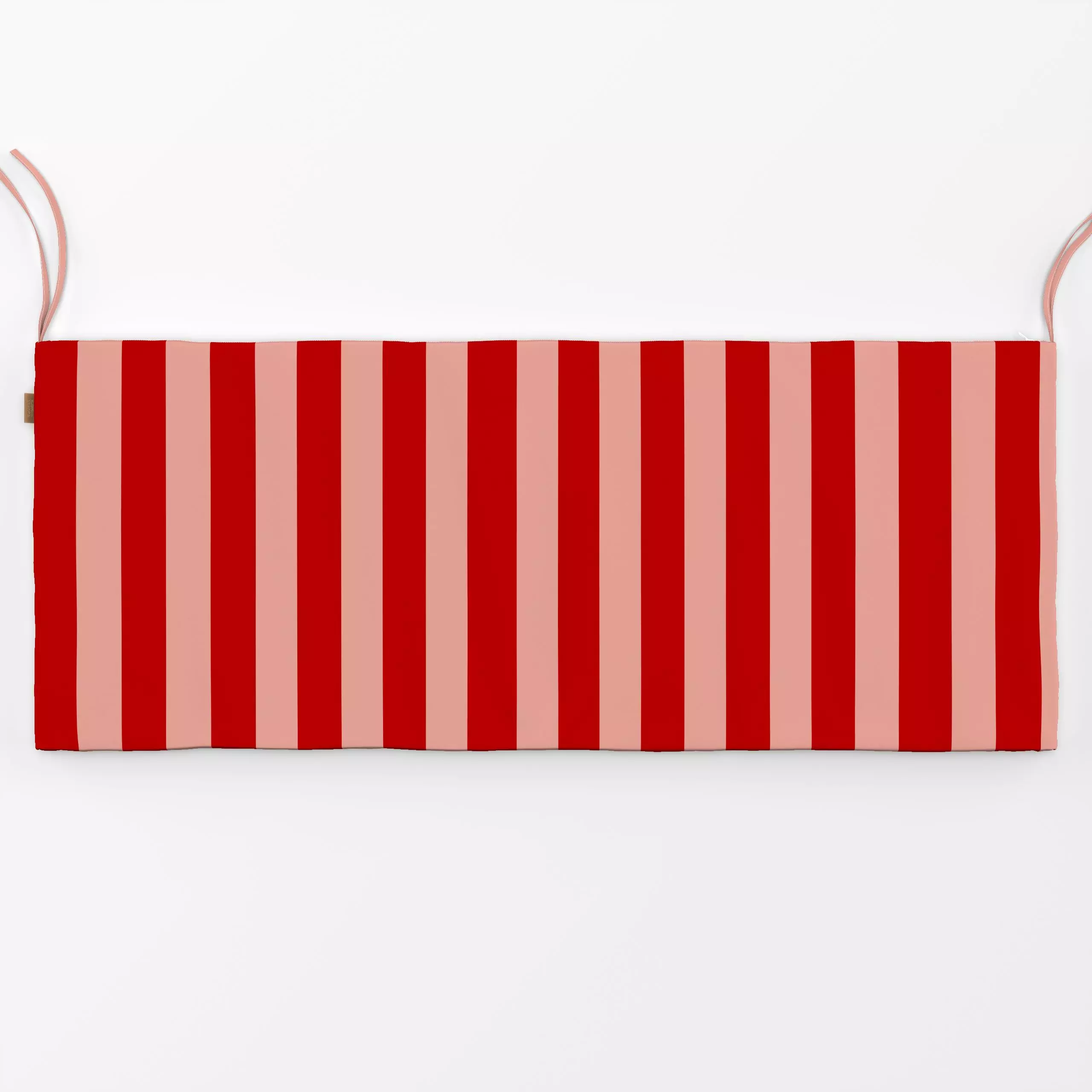 Bankauflage Stripes Christmas rot - Symbole & Muster - von „Lena Yokota"; Muster, Streifen, Weihnachten, weihnachtlich, patt...