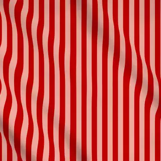 Meterware Stripes Christmas rot