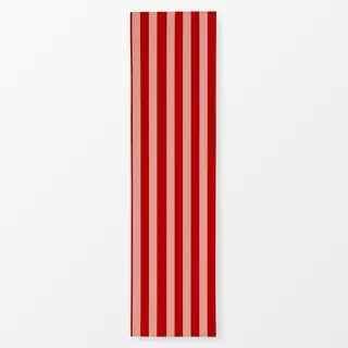 Tischläufer Stripes Christmas rot