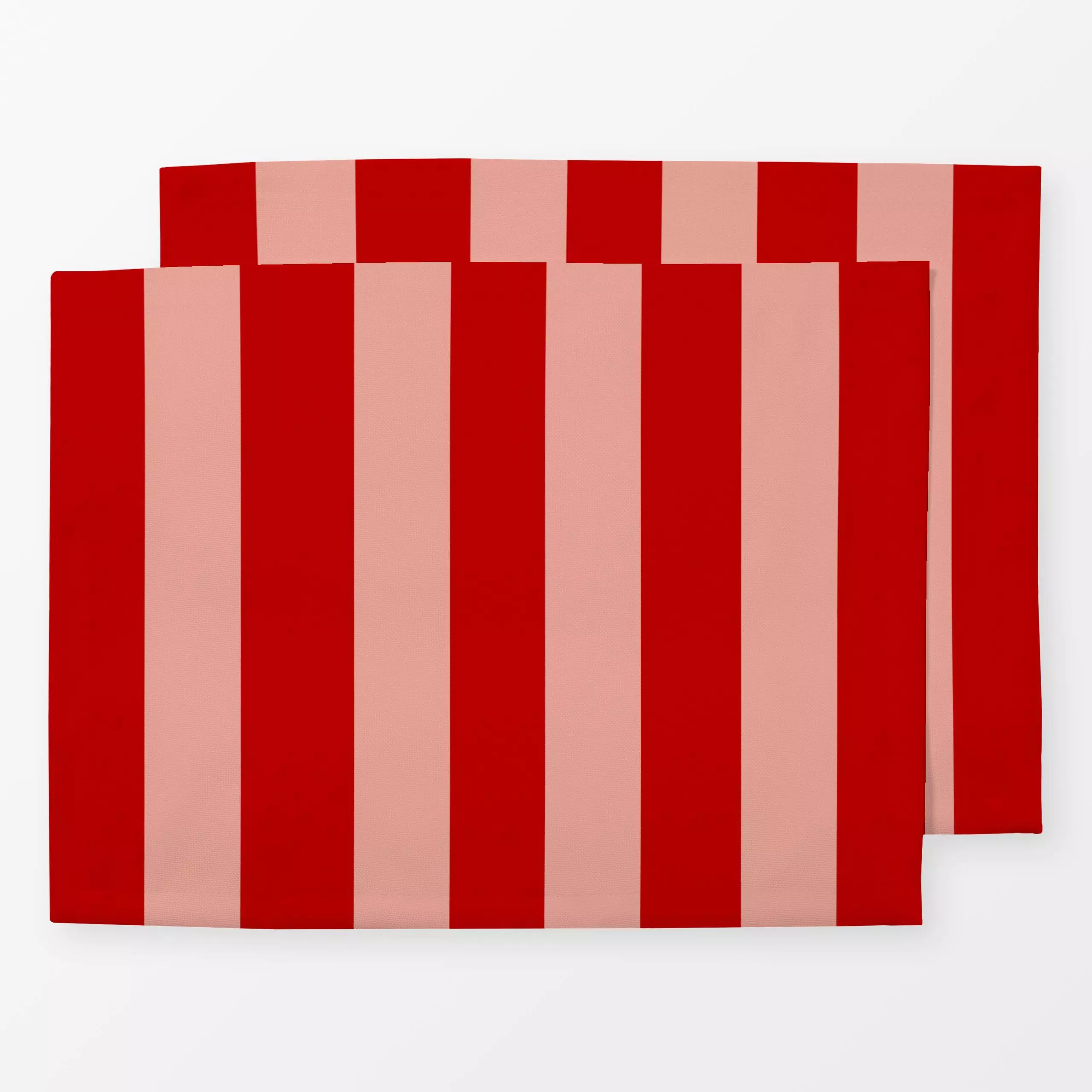 Tischset Stripes Christmas rot - Symbole & Muster - von „Lena Yokota"; Muster, Streifen, Weihnachten, weihnachtlich, pattern...