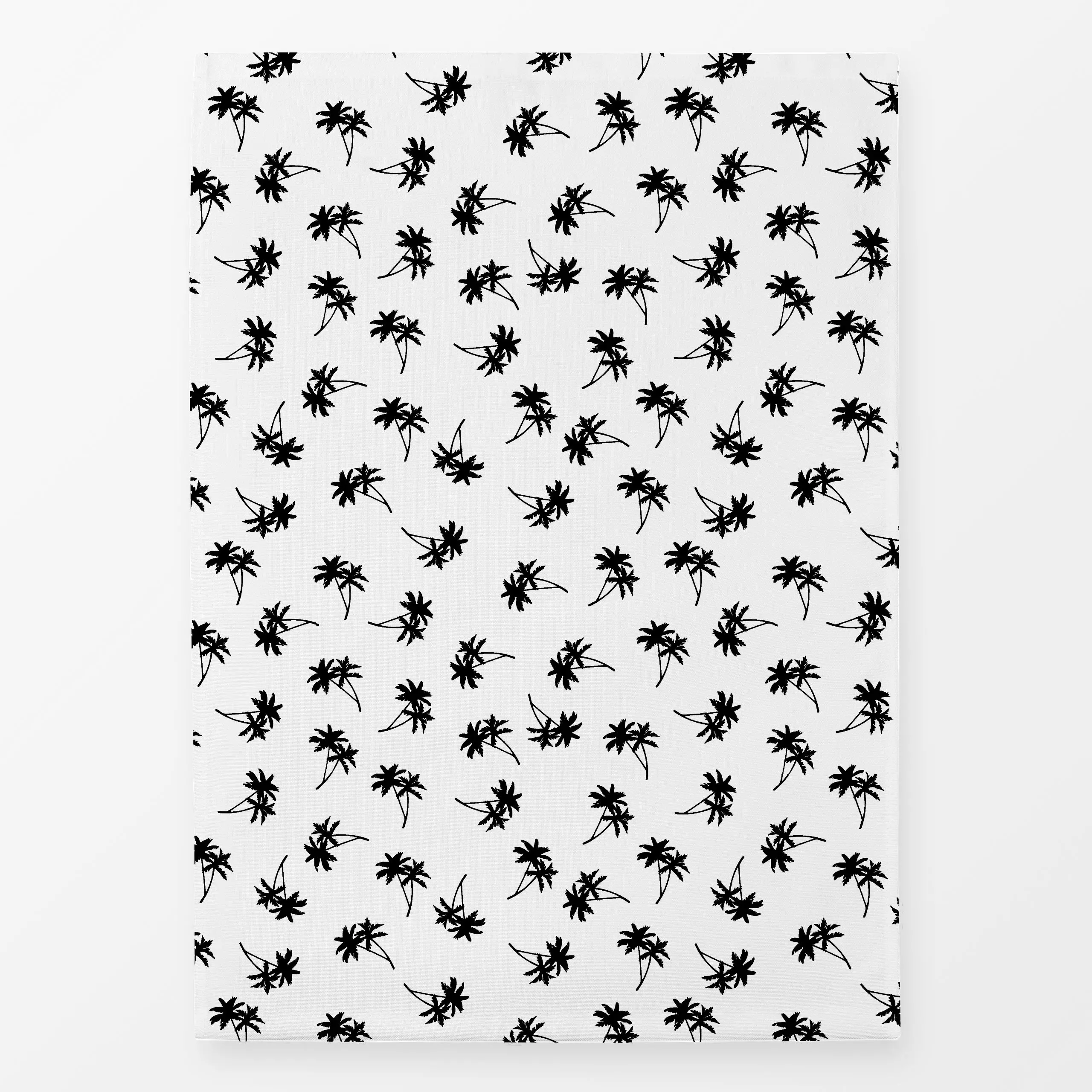 Geschirrtücher Vintage Palms Black - Pflanzen & Botanik, Retro & Vintage - von „Studio ROSAGRAU"; Palmen, Sommer, palmleaves...