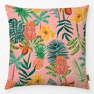 Kissen Exotic Jungle Vibes pink