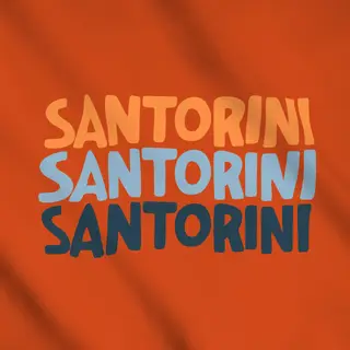 Meterware Santorini Typography