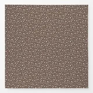 Tischdecke Sterne braun