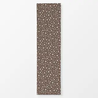 Tischläufer Sterne braun