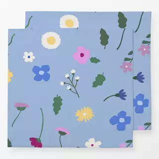 Servietten Wildblumen blau