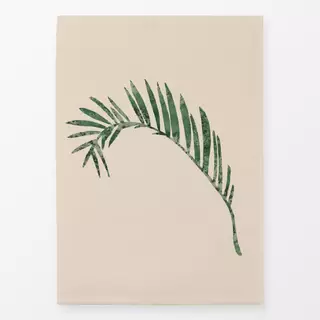 Geschirrtuch Aquarell Palmwedel creme