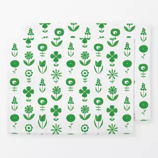 Tischset Green flowers