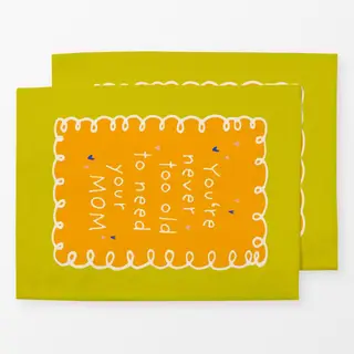 Tischset You-are-never-too-old