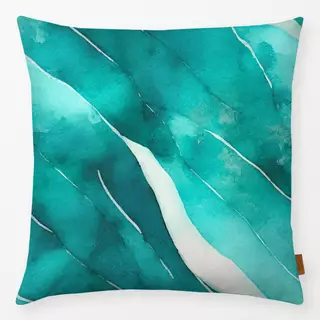 Kissen Watercolor turquoise
