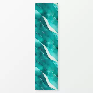 Tischläufer Watercolor turquoise