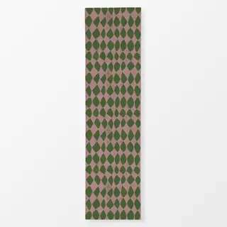 Tischläufer Happy Karo Chromgrün