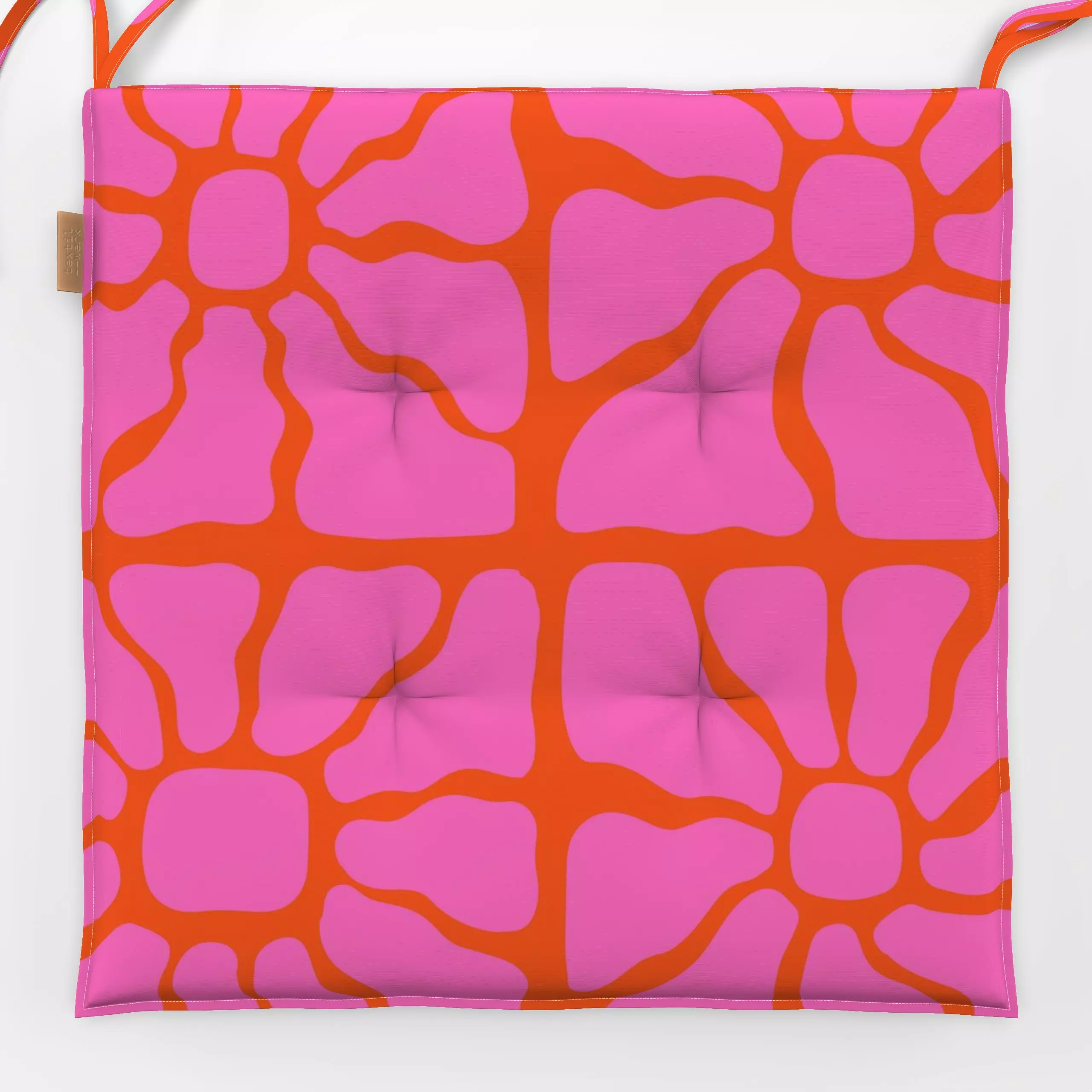 Sitzkissen Blumen Sommer Pink 4 - Blumen & Florales, Symbole & Muster, Pflanzen & Botanik - von „Uta Naumann"; boho, abstrak...