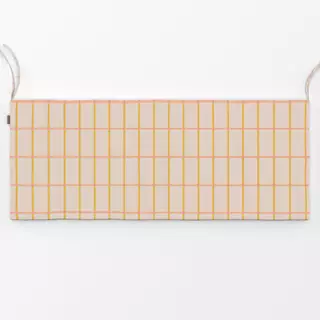 Bankauflage Pastel grid gelb