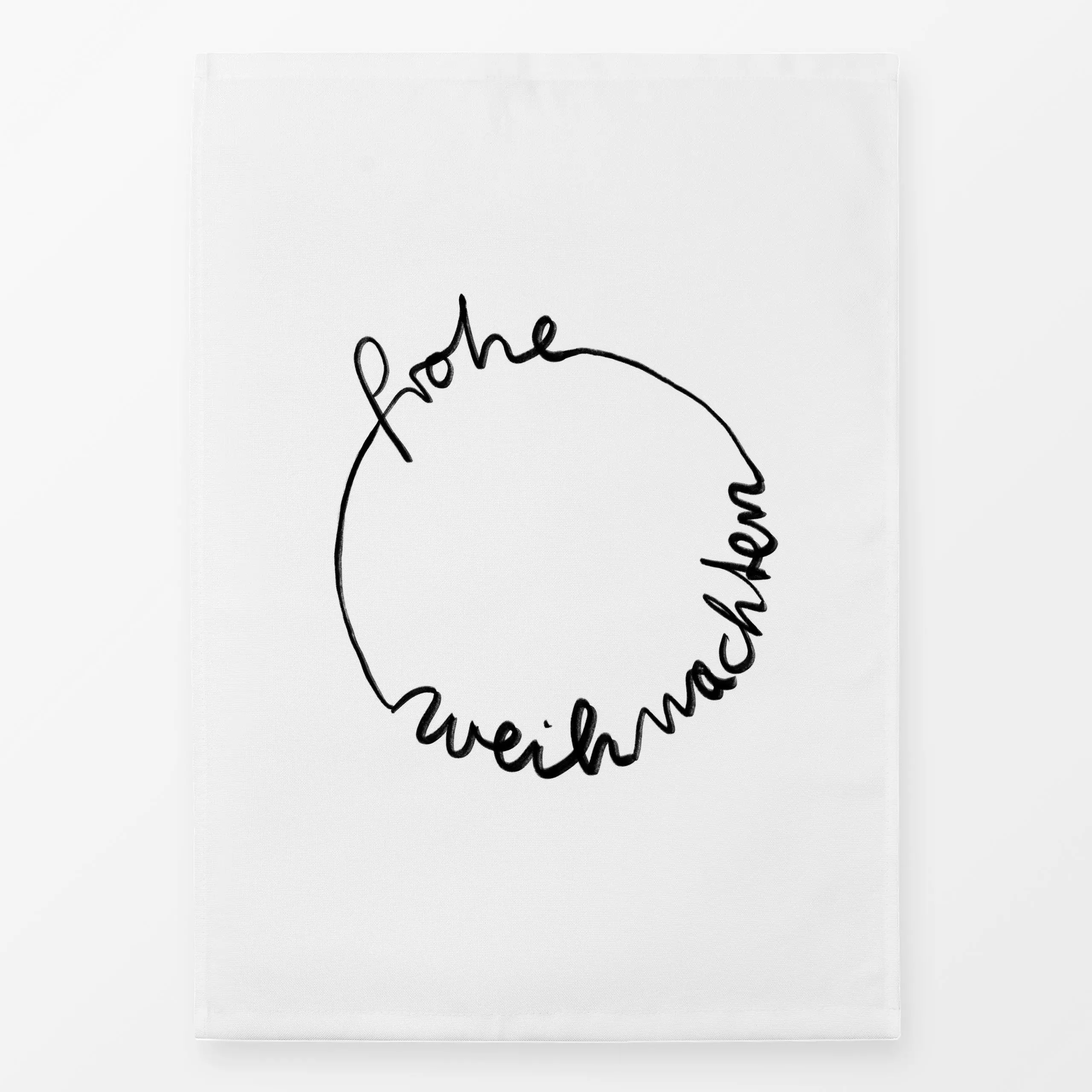 Geschirrtücher Frohe Weihnachten Kreis - Weihnachten - von „Sophie Augustin Illustration"; Merry Christmas, Weihnachten, typ...