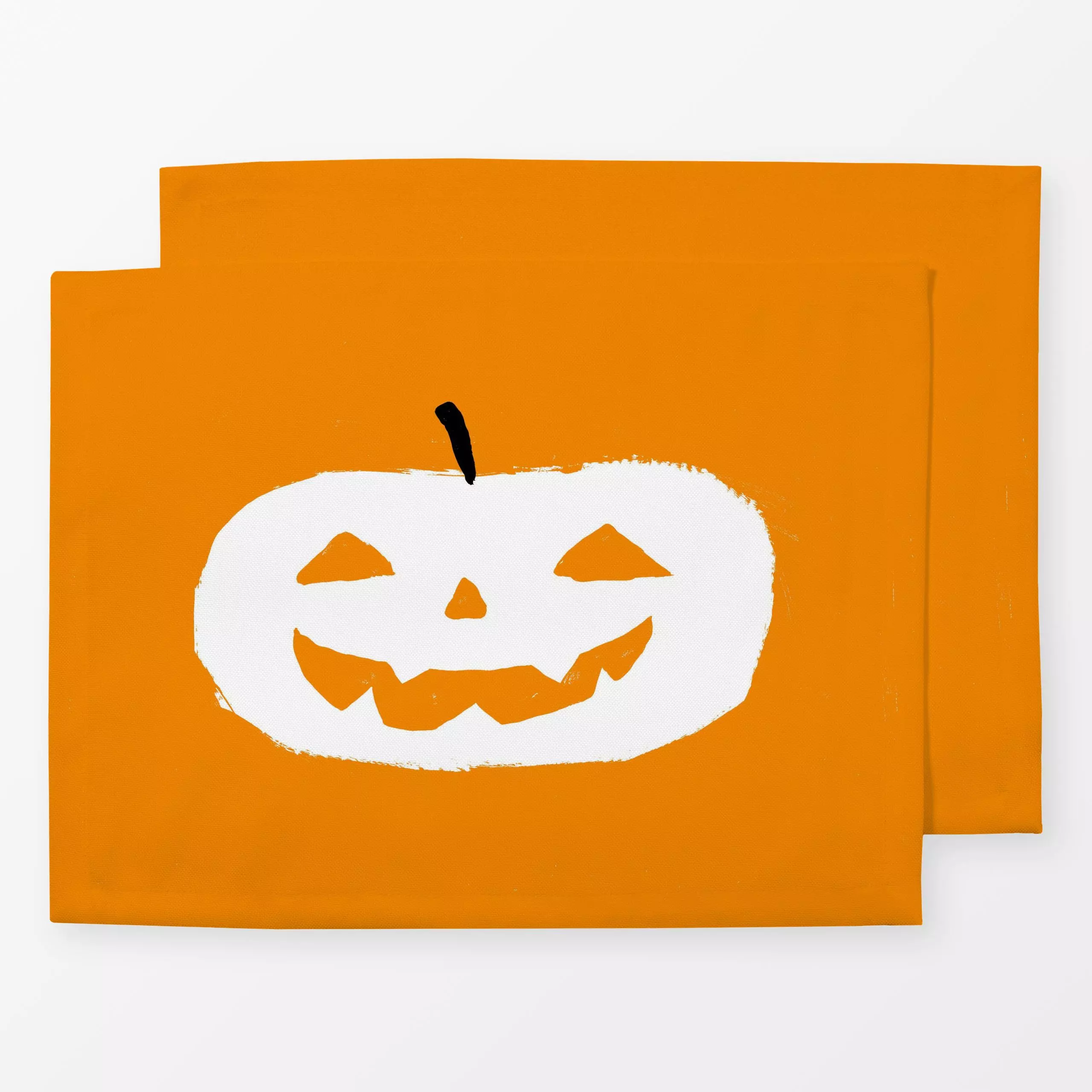 Tischset Kürbis - Herbst, Gemüse - von „Julia Schumacher"; Herbst, juliaschumacher, lachen, Halloween, Pumpkin, Kurbis, happ...