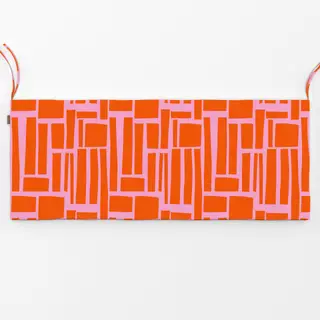 Bankauflage Sunny Orange Color Blocks