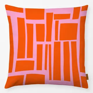 Kissen Sunny Orange Color Blocks