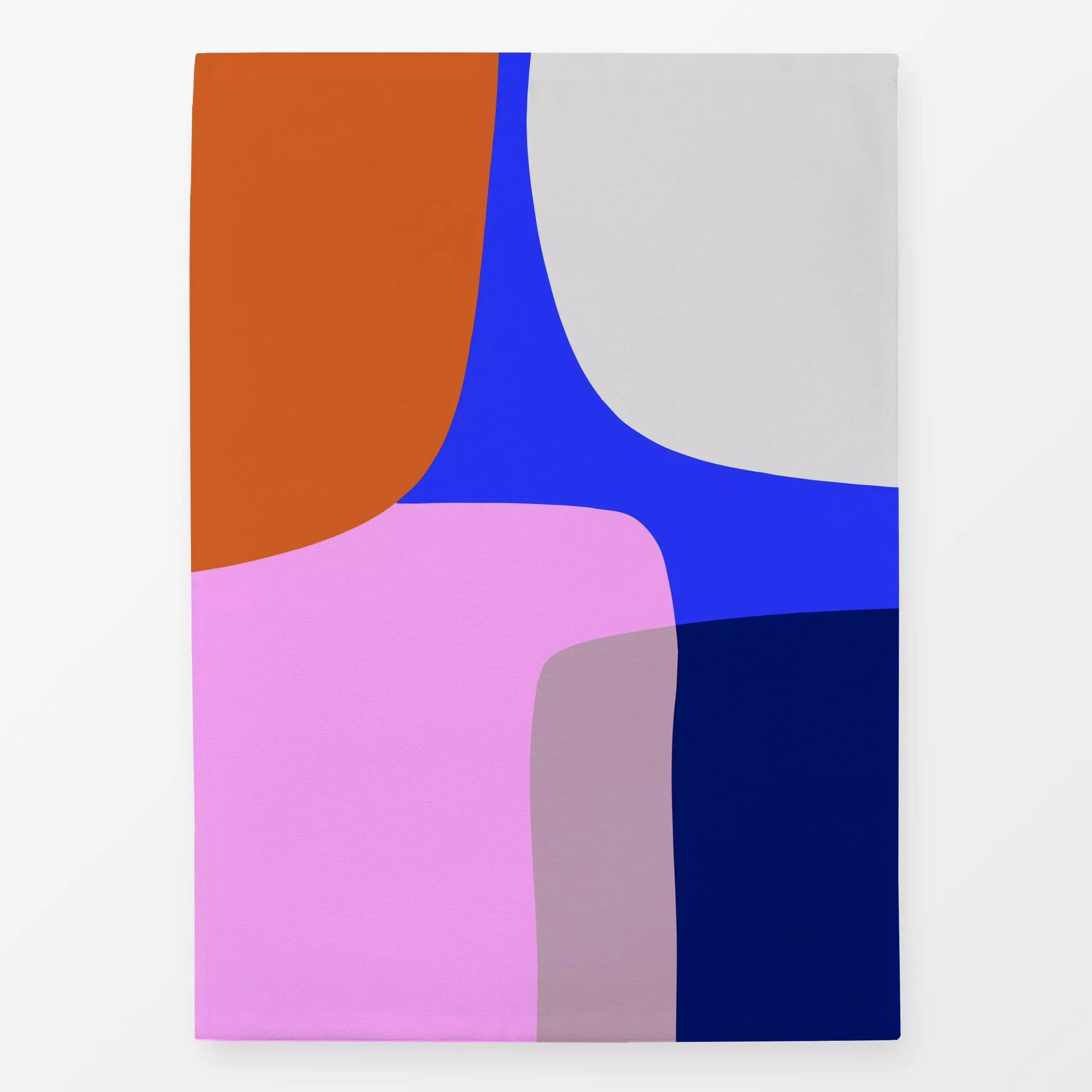 Geschirrtücher Bold Shapes 11X - Symbole & Muster - von „Mareike Böhmer"; abstrakt, Blaugrau, formen, Shapes, pink, bunt, ne...