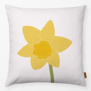 Kissen Osterglocke Beige