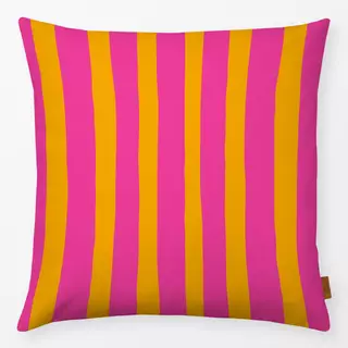 Kissen Vertical Stripes Orange Pink