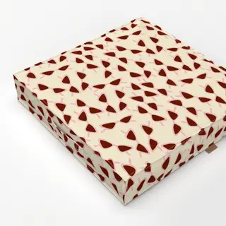 Bodenkissen Retro Summer Sunglass Pattern