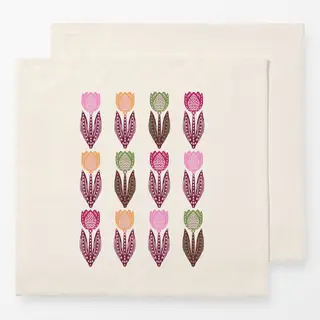 Servietten Tulpen Bunt