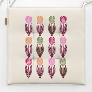 Sitzkissen Tulpen Bunt