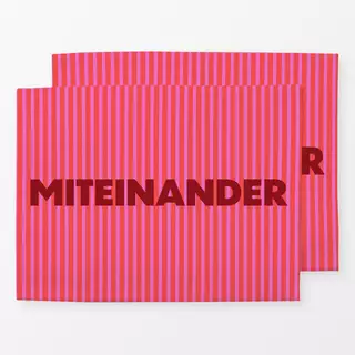 Tischset Miteinander