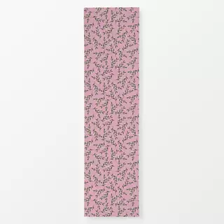 Tischläufer Mistlezweig Allover Pink