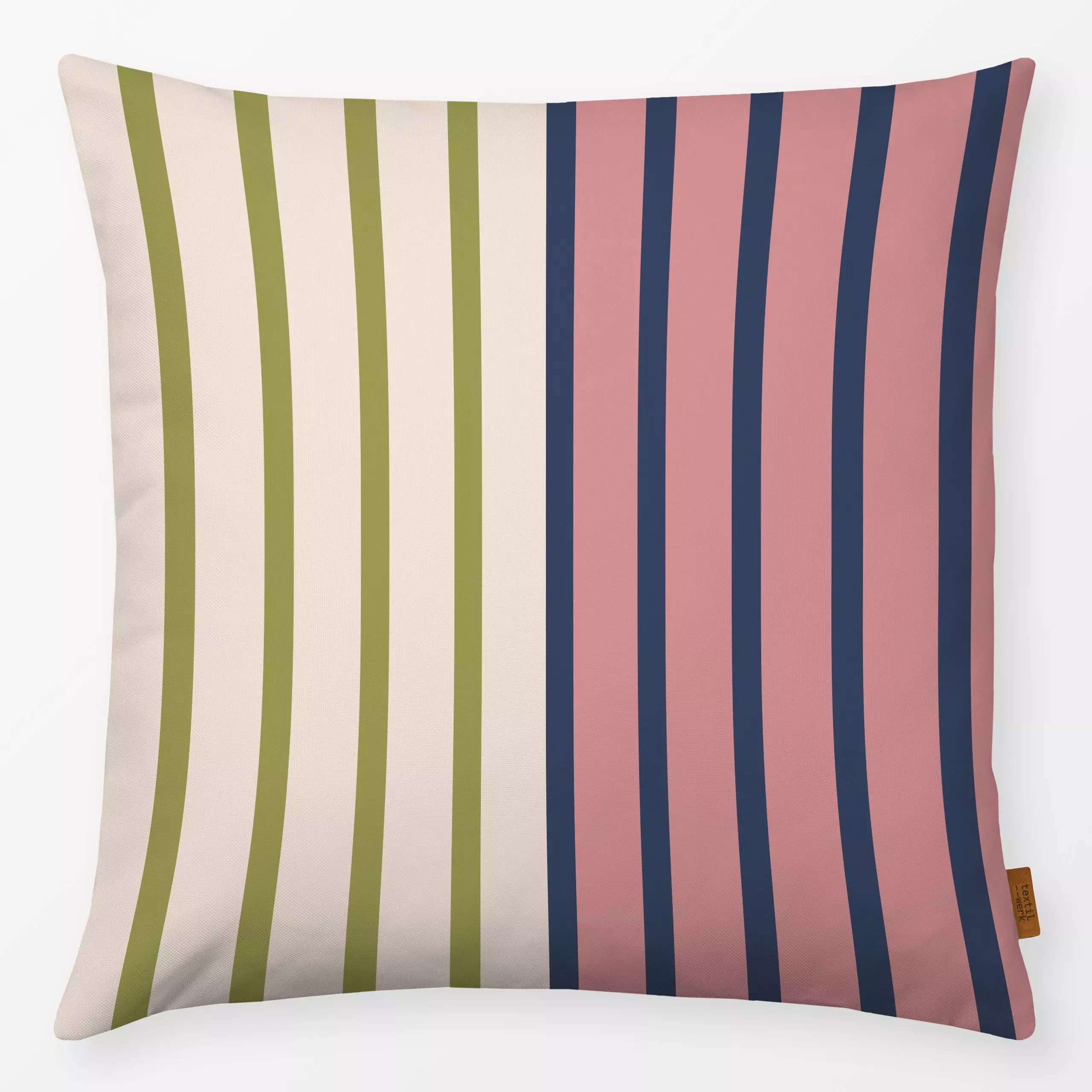 Kissen Streifen Herbst - Herbst, Symbole & Muster - von „Kerstin Ax"; Streifen, Winter, Herbst, Herbstdeko, herbstlich, gest...