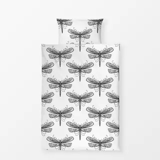 Bettwäsche Dragonfly Doodle