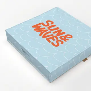 Bodenkissen Sun and Waves