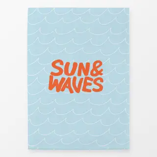 Geschirrtücher Sun and Waves