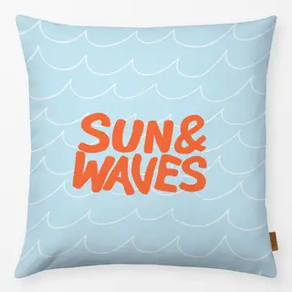 Kissen Sun and Waves