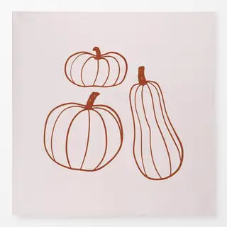 Tischdecke Kürbis Braun Beige Wendekissen